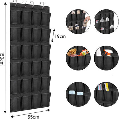 Multi-Pocket Over-Door Hanging Organizer | 24 Pockets