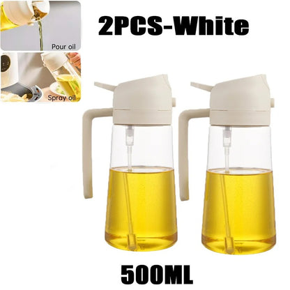 2-in-1 Oil Spray Bottle & Brush | 200/300/500ml