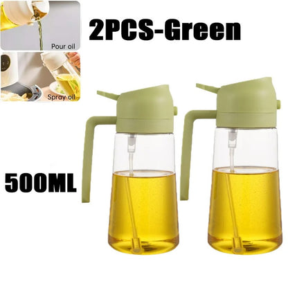 2-in-1 Oil Spray Bottle & Brush | 200/300/500ml