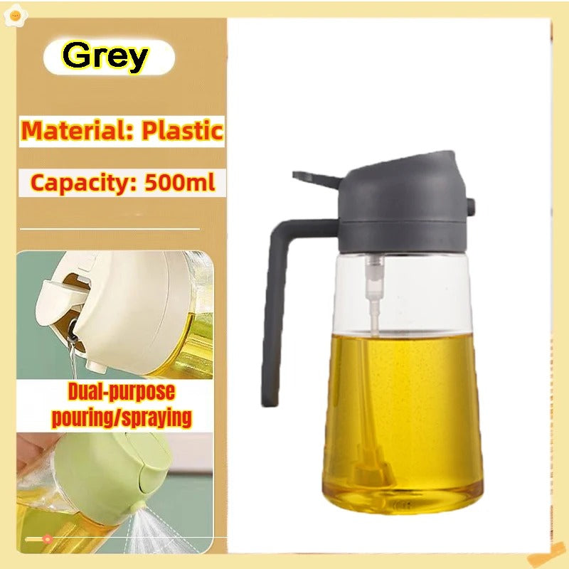 2-in-1 Oil Spray Bottle & Brush | 200/300/500ml