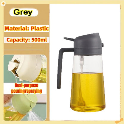 2-in-1 Oil Spray Bottle & Brush | 200/300/500ml