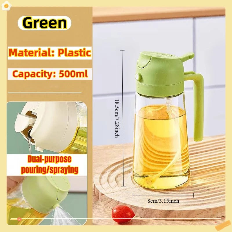 2-in-1 Oil Spray Bottle & Brush | 200/300/500ml