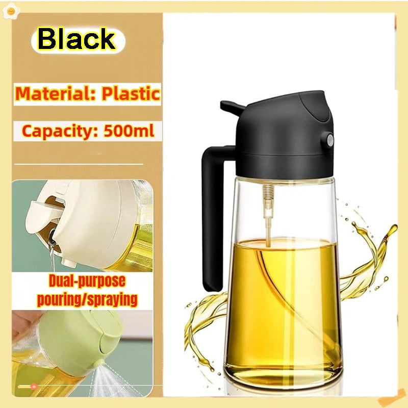 2-in-1 Oil Spray Bottle & Brush | 200/300/500ml