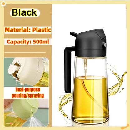 2-in-1 Oil Spray Bottle & Brush | 200/300/500ml