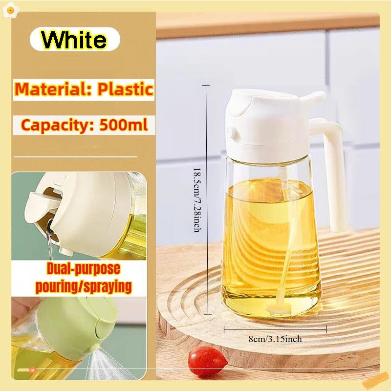 2-in-1 Oil Spray Bottle & Brush | 200/300/500ml