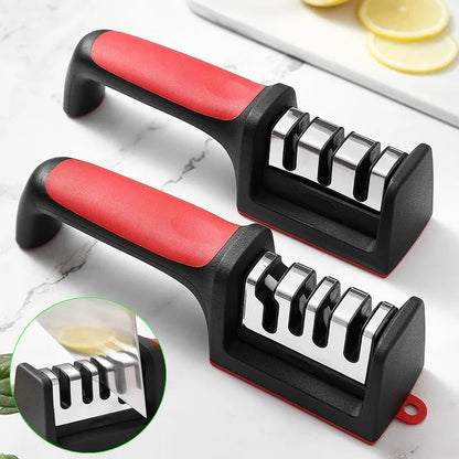 3-in-1 Knife Sharpener – Fast & Easy Blade Sharpening