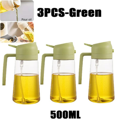 2-in-1 Oil Spray Bottle & Brush | 200/300/500ml