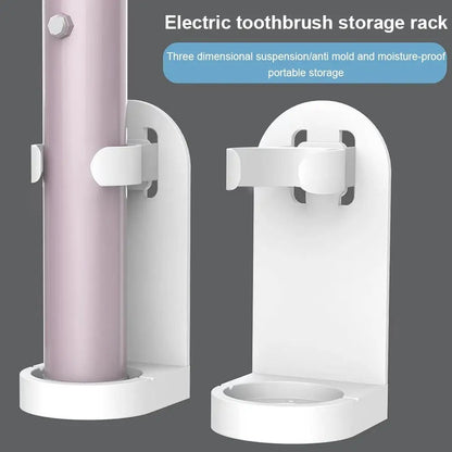 Wall Mounted Toothbrush Holder & Bathroom Organizer