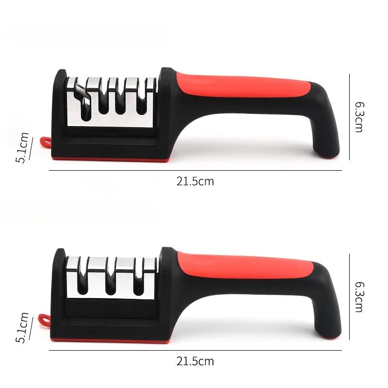 3-in-1 Knife Sharpener – Fast & Easy Blade Sharpening